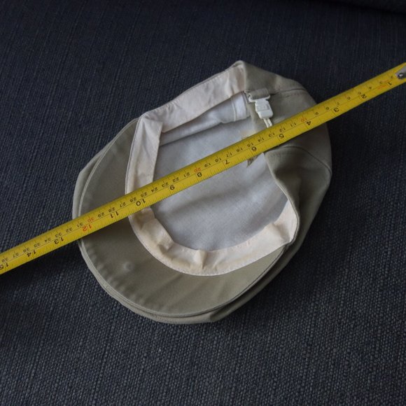 Diesel DS9 Cabbie Style Brown 100% Cotton Made in Italy Adjustable Hat Size I - Picture 16 of 16